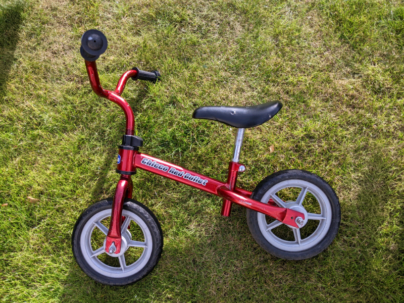 Chicco Red Bullet Balance Bike | in 
